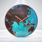 Luxury World Map Wall Clock Decoration - Image 3