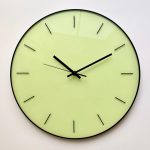 Minimalist Pale Green Wall Clock - Image 2