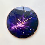 Purple Galaxy Constellation Wall Clock - Image 2