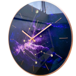 Purple Galaxy Constellation Wall Clock - Image 6