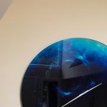 Sci-fi Blue Galaxy Wall Clock Home Decor - Image 3
