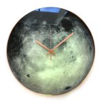 Sci-fi Moon Wall Clock Space Theme Wall Decoration